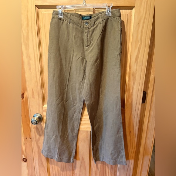 Lauren Ralph Lauren Pants - Lauren Ralph Lauren women's linen and silk blend
pants size 6P